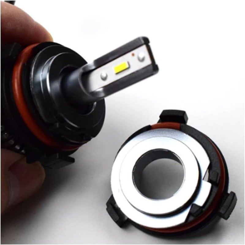 znakeauto H7 LED Headlight Car Bulb Adapter Holders Retainers Compatible With Kia K3 Forte K5 Optima Soul Sorento Hyundai Kona Veloster Mitsubishi Outlander Low Beam - Image 4